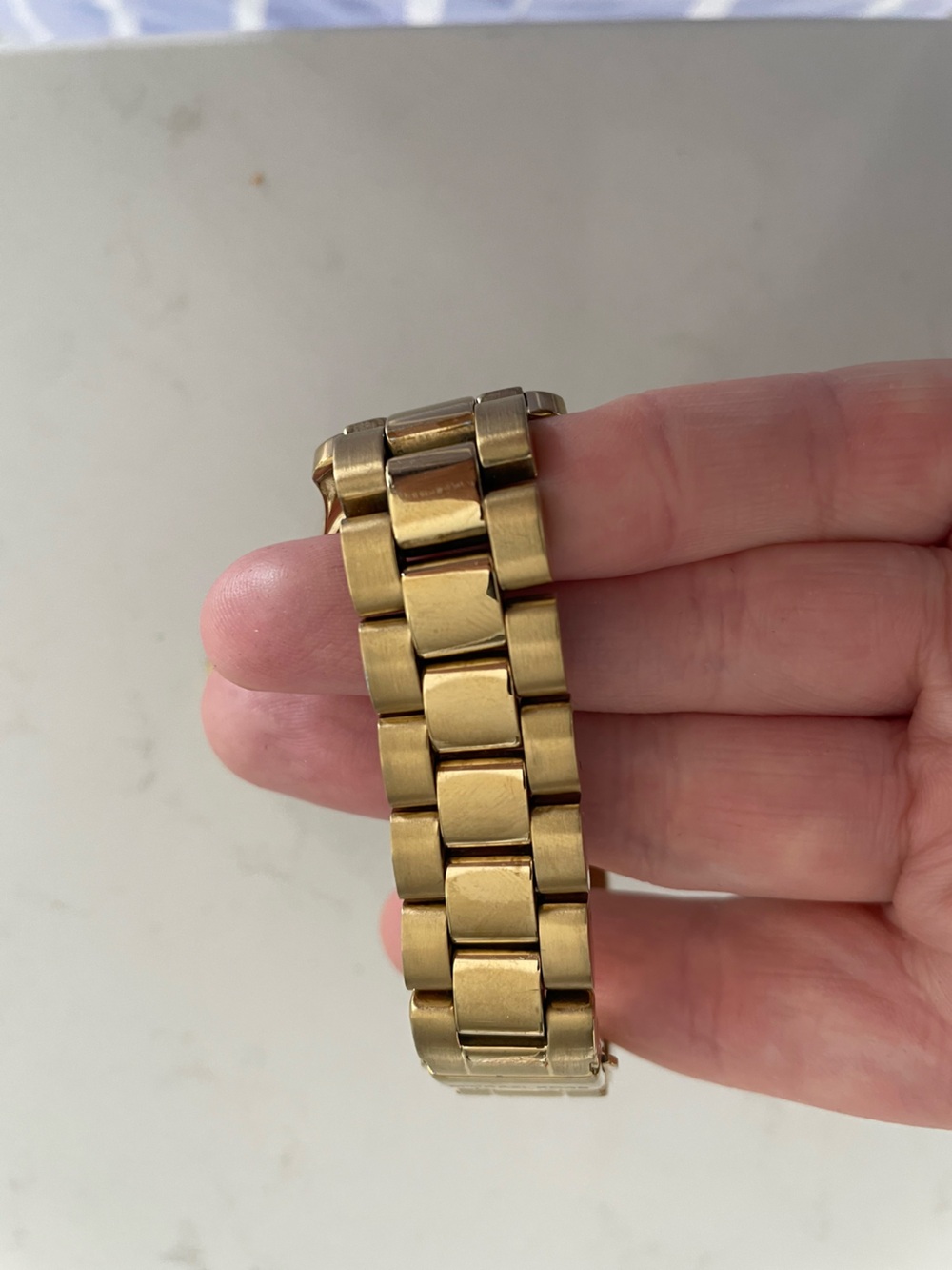 Michael Kors Gold Tone Chronograph Bracelet Watch - Picture 4 of 6